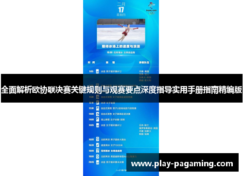 全面解析欧协联决赛关键规则与观赛要点深度指导实用手册指南精编版 全面解析欧协联决赛关键规则与观赛要点深度指导实用手册指南精编版